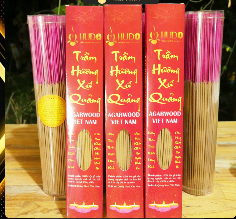 Hộp nhang trầm trung 124 cây